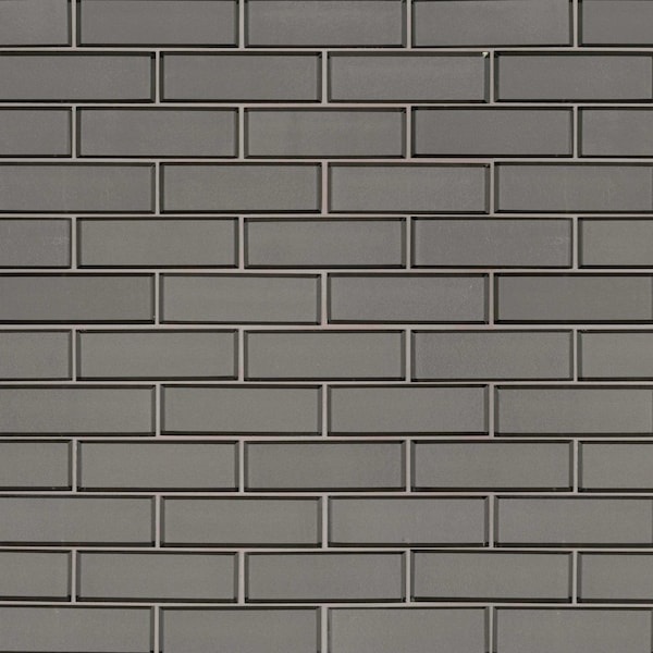 Msi Champagne Bevel Subway 11.73 In. X 11.73 In. X 8Mm Glass Mesh-Mounted Mosaic Tile, 10PK ZOR-MD-0186 - main